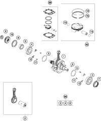 Crankshaft, Piston