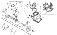 Cylinder Head, Cylinder, Piston, Crankshaft
