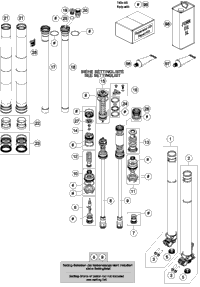 Front Fork Disassembled