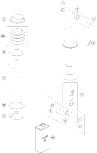 Shock Absorber Disassembled