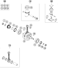 Crankshaft, Piston