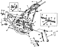 Frame, Foot Rests