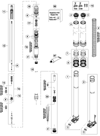Front Fork Disassembled