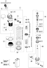 Shock Absorber Disassembled