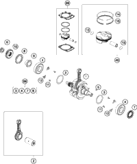 Crankshaft, Piston