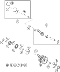 Crankshaft, Piston