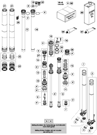 Front Fork Disassembled