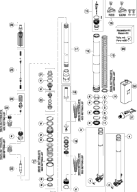 Front Fork Dissassembled