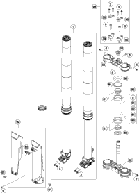 Front Fork, Triple Clamp