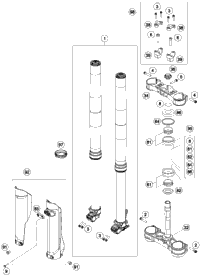 Front Fork, Triple Clamp