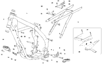 Frame, Foot Rests