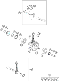 Crankshaft, Piston