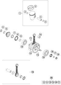 Crankshaft, Piston
