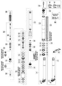 Front Fork Disassembled
