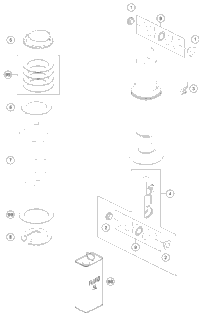 Shock Absorber Disassembled