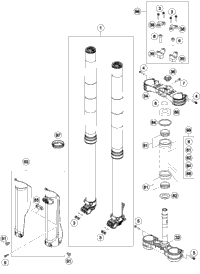 Front Fork, Triple Clamp