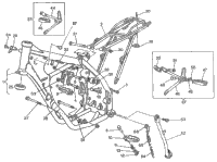 Frame, Foot Rests