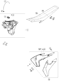 Tank, Seat, Cover