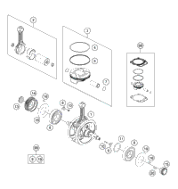 Crankshaft, Piston