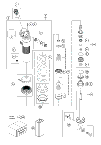 Shock Absorber Disassembled