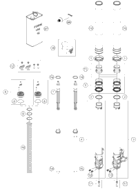 Front Fork Disassembled