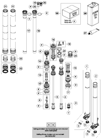 Front Fork Disassembled