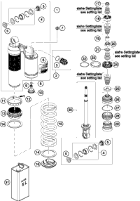 Shock Absorber Disassembled
