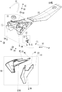 Tank, Seat, Cover