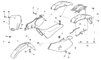 Side Panels, Fenders, Seat