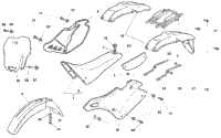 Panel, Fenders, Seat