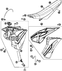 Tank, Seat, Cover