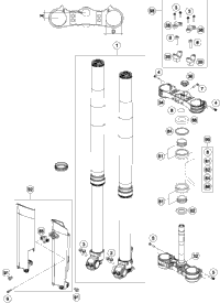Front Fork, Triple Clamp