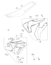 Tank, Seat, Cover