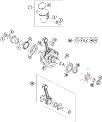 Crankshaft, Piston