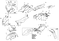 Panel, Fenders, Seat