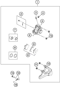 Rear Brake Caliper
