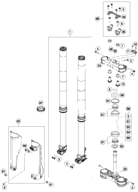 Front Fork, Triple Clamp