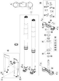 Front Fork, Triple Clamp