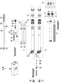 Front Fork Disassembled
