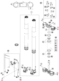 Front Fork, Triple Clamp