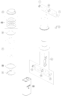 Shock Absorber Disassembled