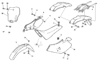 Panel, Fenders, Seat