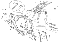 Frame, Foot Rests