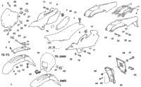 Panel, Fenders, Seat, Plate Holder