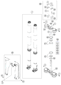 Front Fork, Triple Clamp