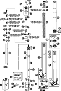 Front Fork Disassembled