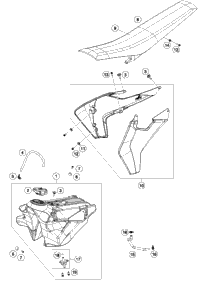 Tank, Seat, Cover