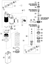 Shock Absorber Dissassembled