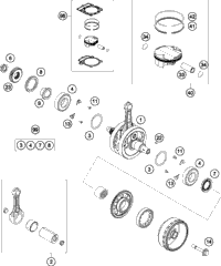 Crankshaft, Piston