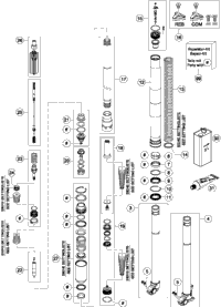 Front Fork Disassembled